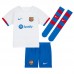 Maillot de foot Barcelona Lamine Yamal #19 Extérieur vêtements enfant 2024-25 Manches Courtes (+ pantalon court)